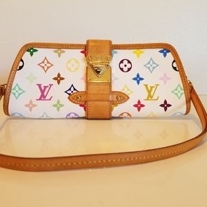 LV Louis Vuitton Multicolor Monogram Shirley Bag